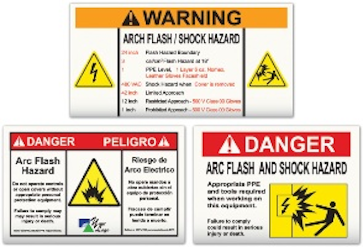Arc Flash Hazard Signs and Labels