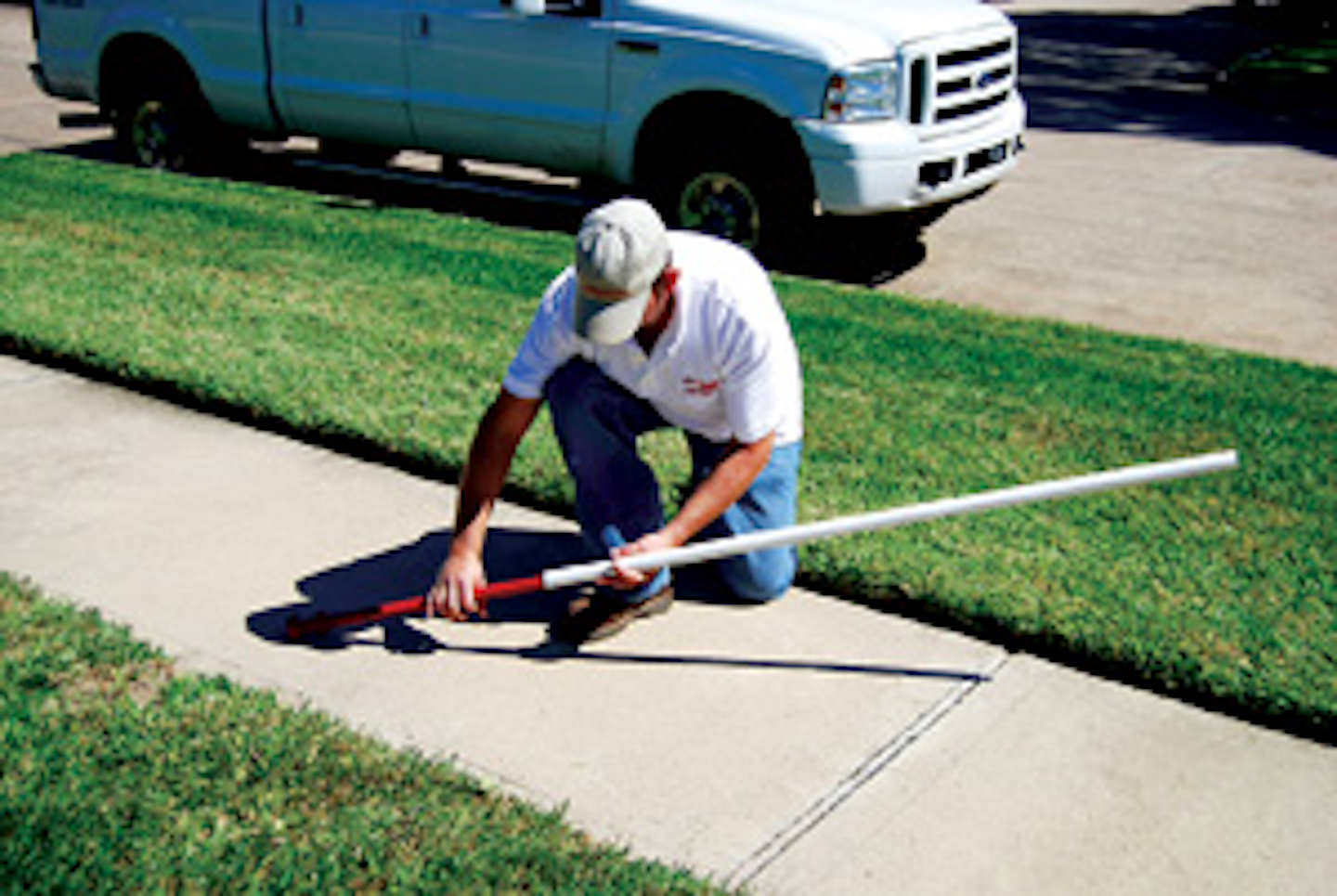 Sidewalk Sleever Quickly Installs Electrical Conduit | Utility Products