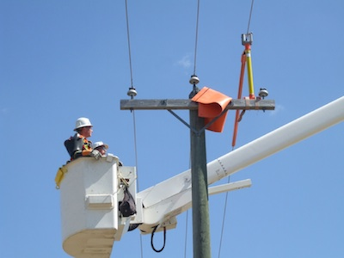 crossarms conductor support