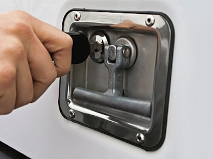 Utility trucks Onekey locks for A.R.E.'s Deluxe Commercial Unit