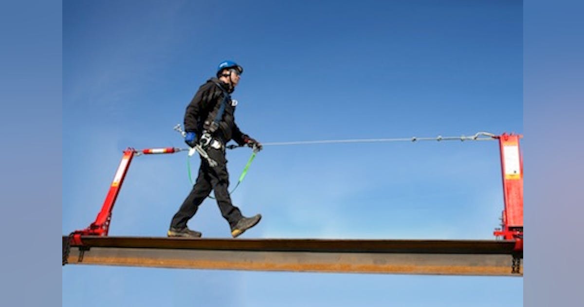 Fall protection: SpiderLine Temporary Horizontal Lifeline System safety ...