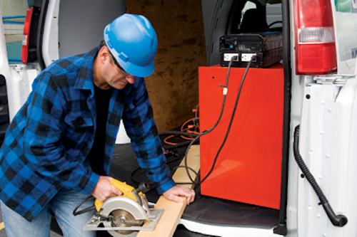 Xan Inverter Powering A Saw