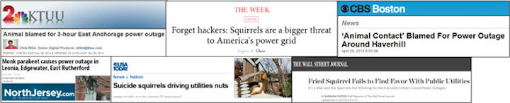 Media Profile Of Outages Is Extensive Examples