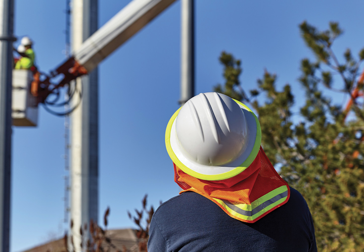 Bigstock Utility Line Worker Installing 125106329