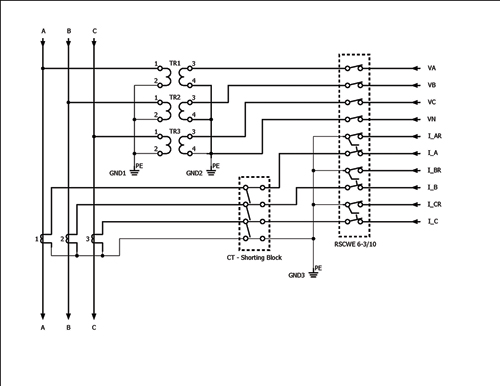 Ct Shorting Terminal Block Wiring Diagram