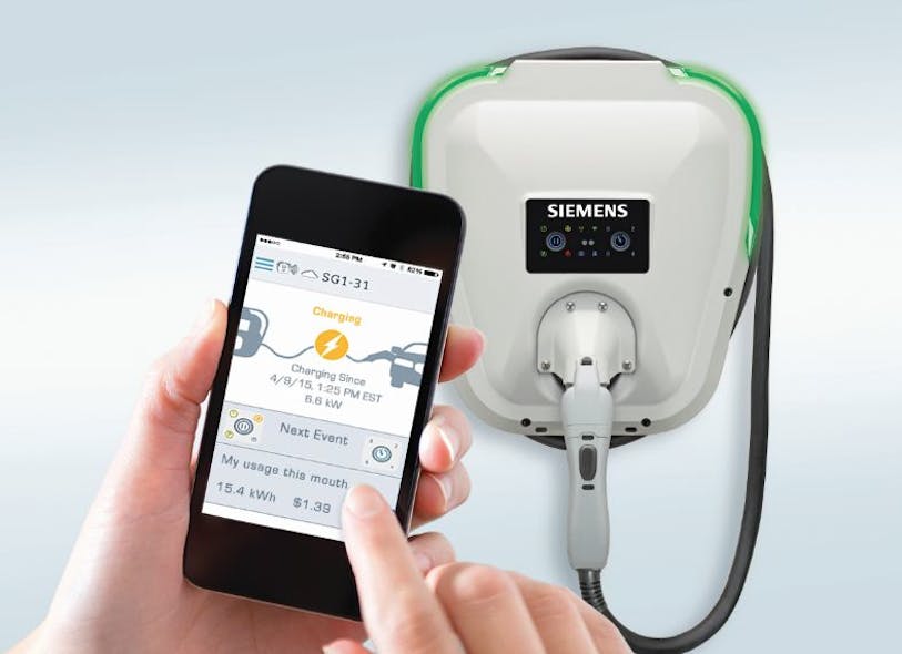 Siemens introduces residential electric vehicle charging station