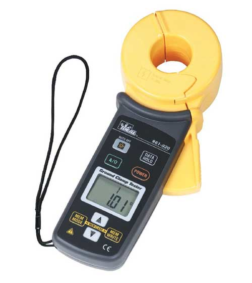 IDEAL clampon meter verifies grounding without need to disconnect ground rods or install