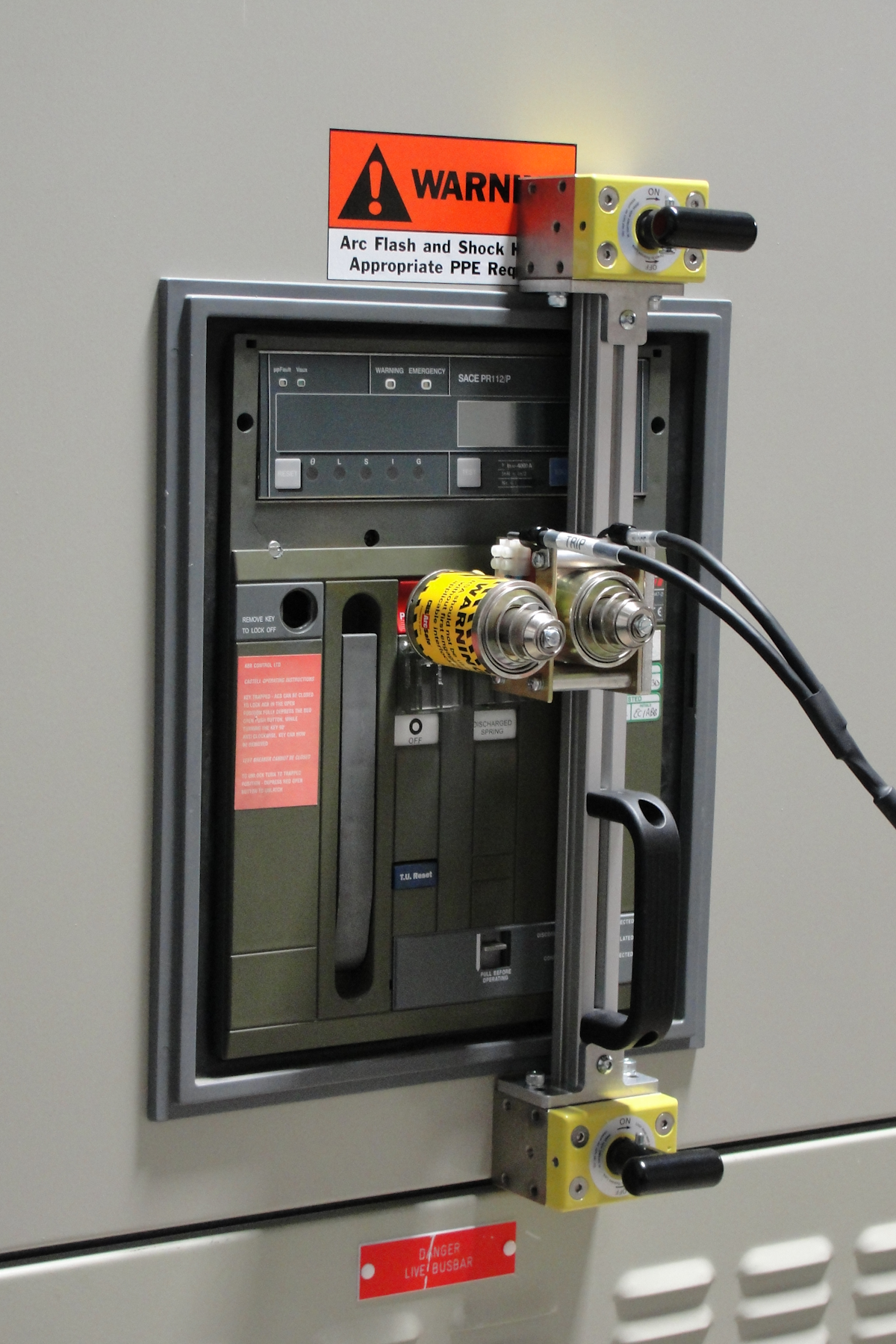Utility equipment: Remote switch actuators for circuit breakers