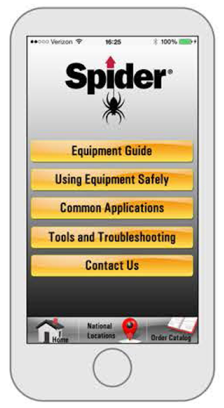 Content Dam Up En Articles 2014 05 Utility Equipment Spider Goes Mobile With The First Iphone App Leftcolumn Article Thumbnailimage File