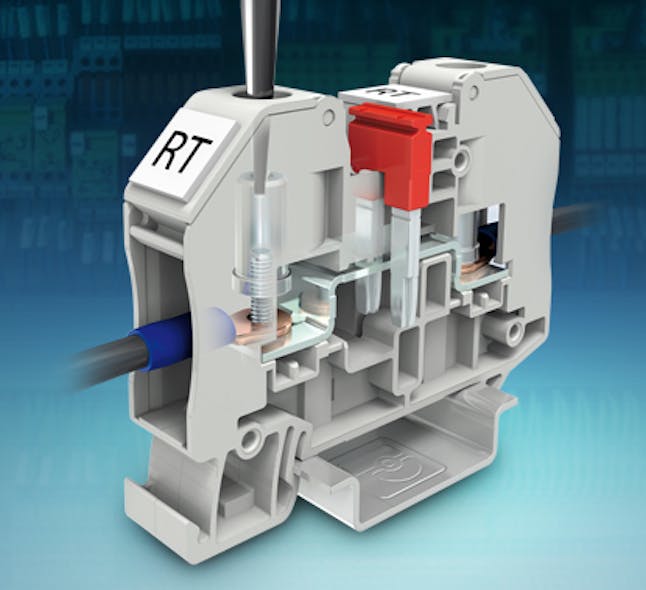 Utility safety RT Ring Lug Terminal Blocks from Phoenix Contact