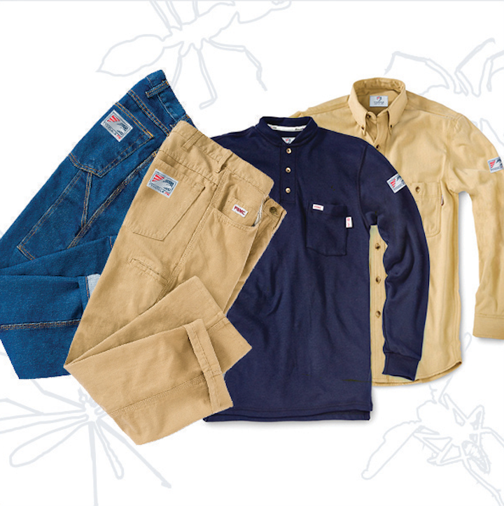 Flame Resistant Clothing With Perimeter Insect Guard Utility