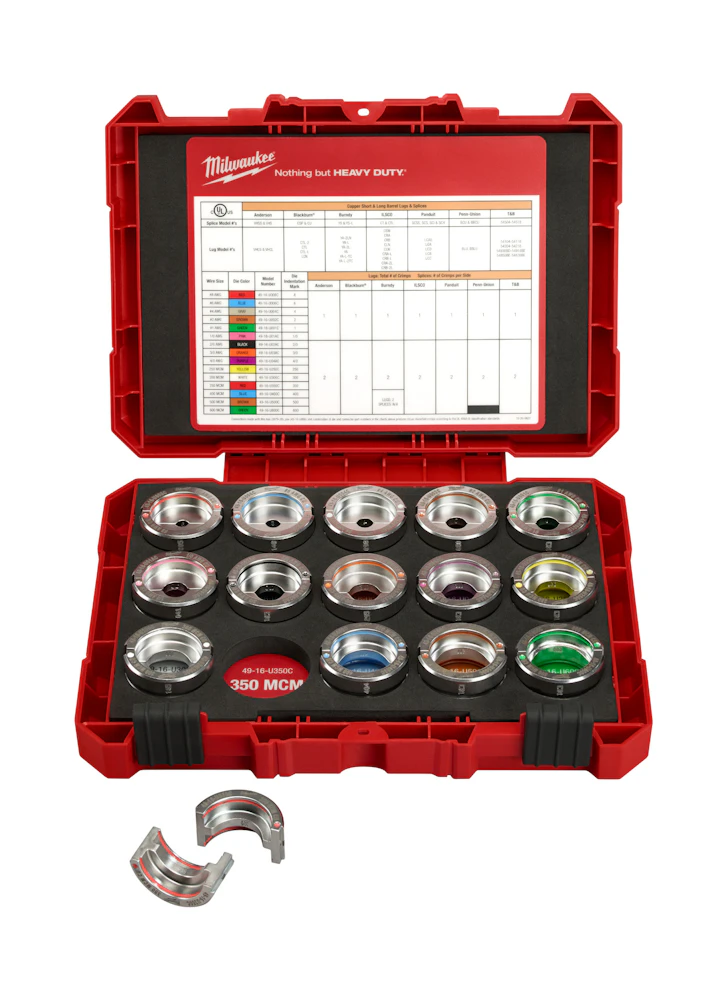 Utility Tools Milwaukee Tool Simplifies The Die Selection Process