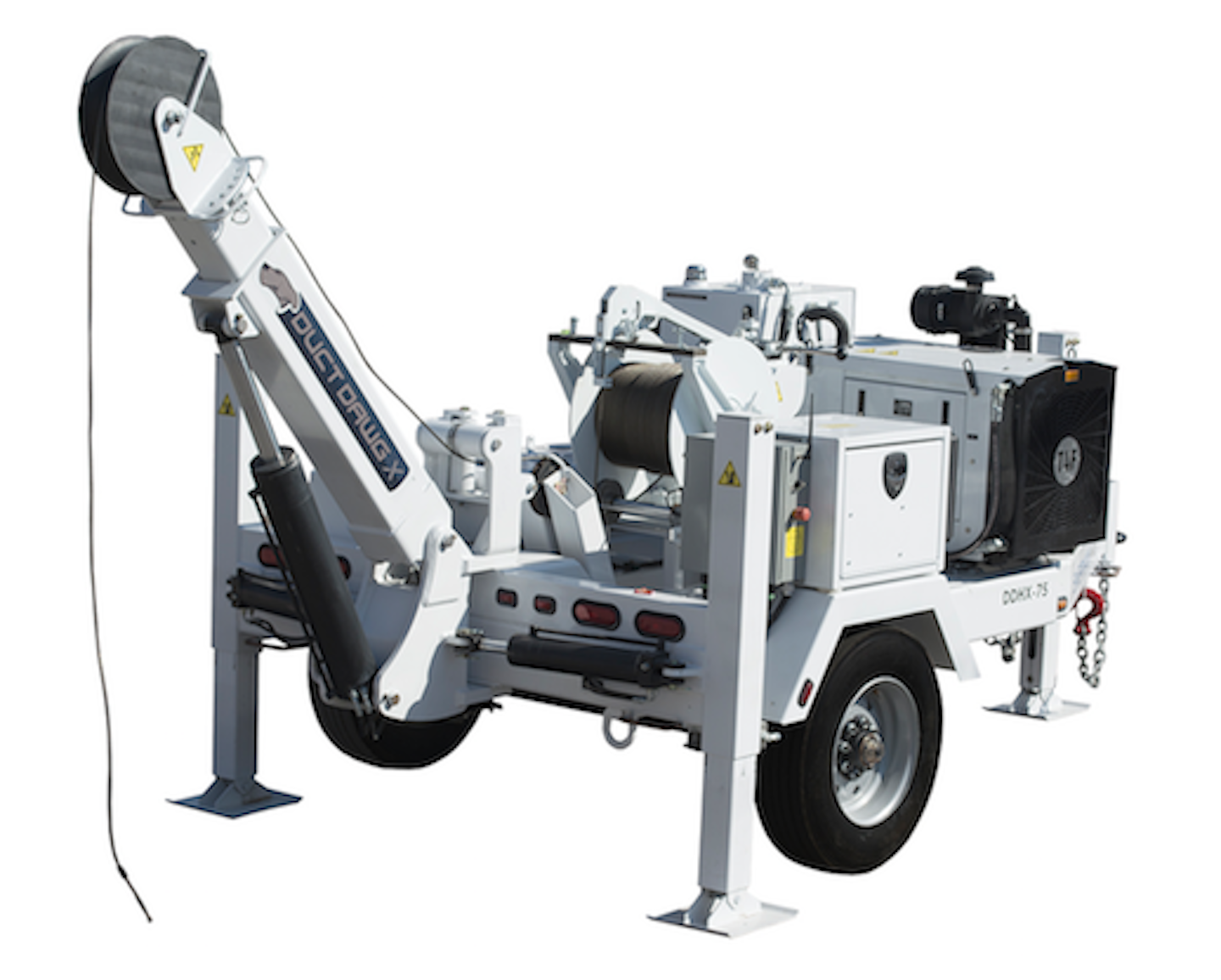 Construction equipment Underground cable puller for 7,500 or 10,000