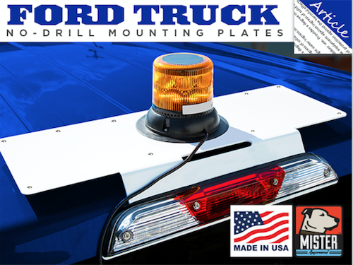 Truck Accessory Magnetic Mounting Plates For Aluminum Body