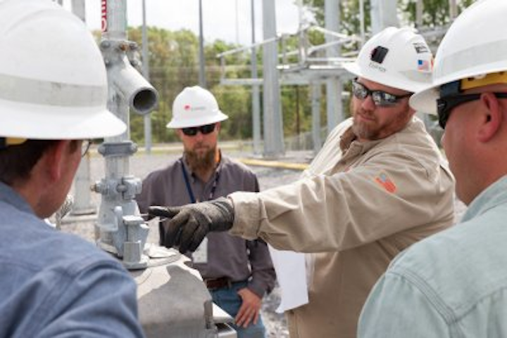 New substation training site for Exelon transmission employees.