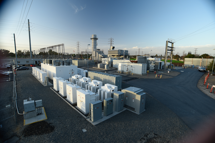 energy storage battery gas turbine