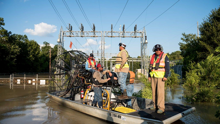 Outage management and customer service during Hurricanes Harvey and Irma