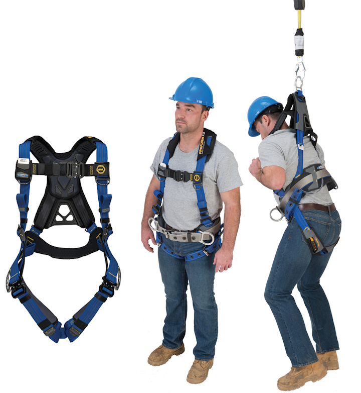 Werner Ladder’s fall protection harness, the ProForm™ F3, features a patented relief cord system and is designed to protect workers in high-risk environments from falls and fall-related injuries.