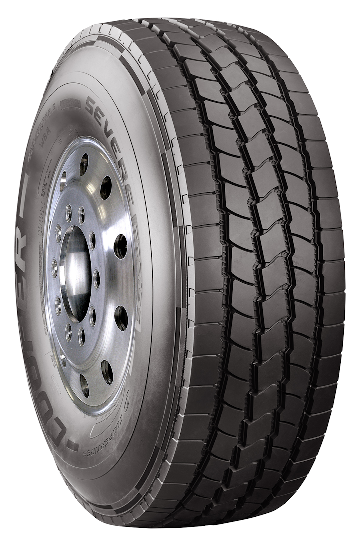 Cooper's new SEVERE Series WBA commercial truck tire provides long miles to removal while handling the harsh operating conditions found in construction truck applications.