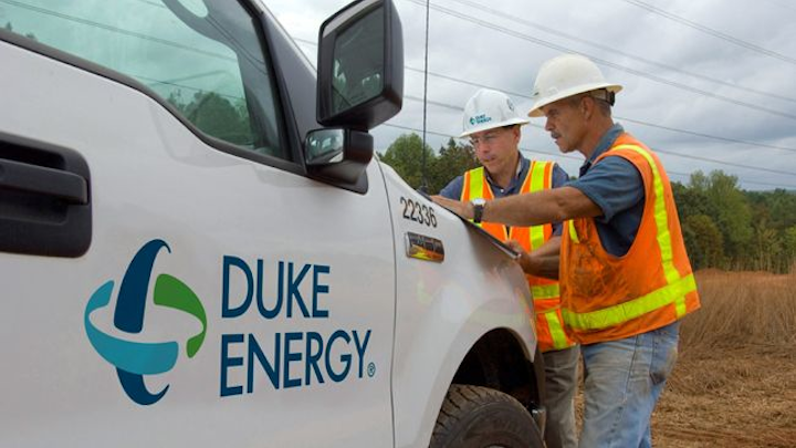 Duke Energy Truck+2+employees Mid