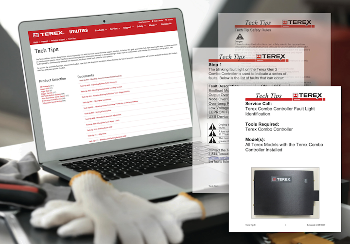 Terex Tech Tips Art